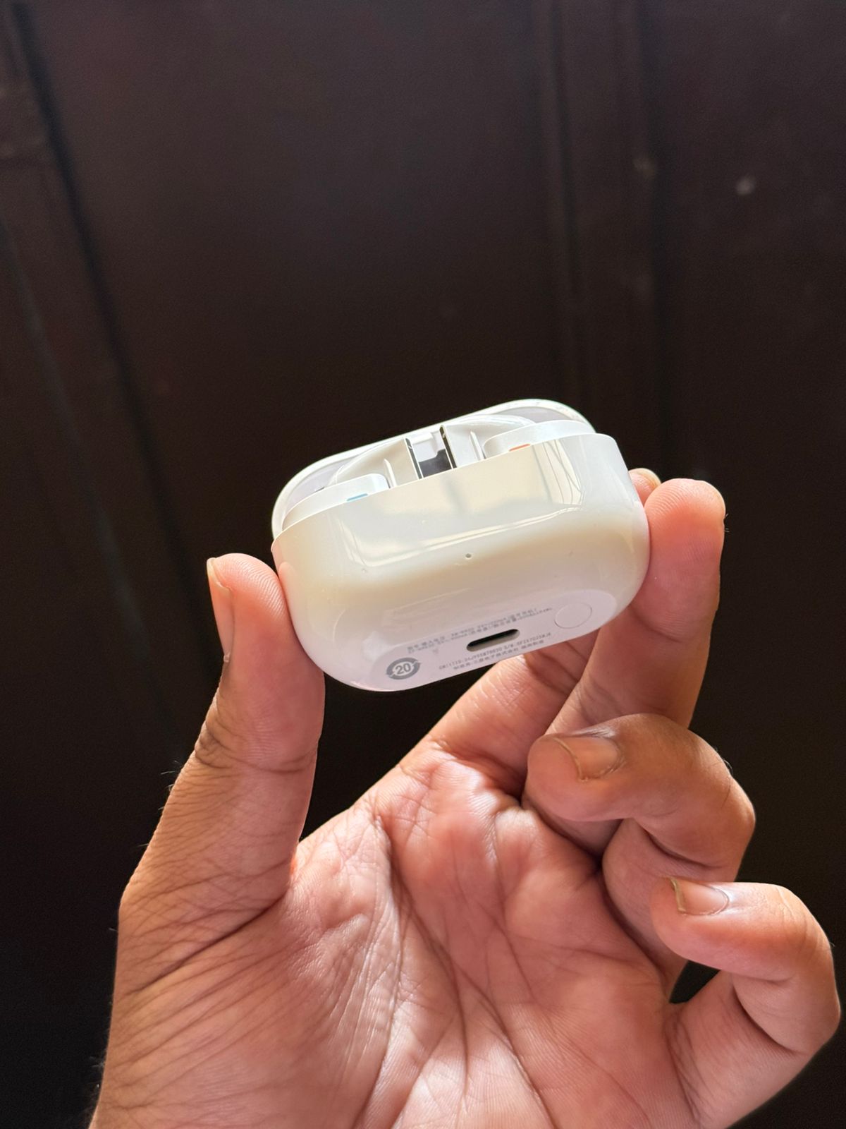 White Wireless Earbuds with Charging Case